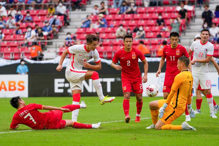 东亚杯中国男足vs香港赛后采访