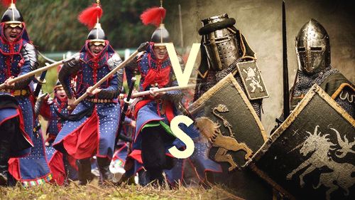 中国骑士vs非洲骑士视频