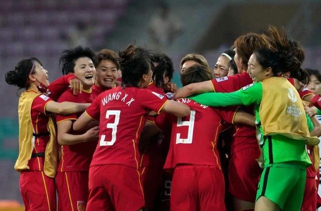 女足日本vs国足庆祝